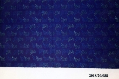 HMR 1962 2018 Kékfestő anyag fehér-kék mintával